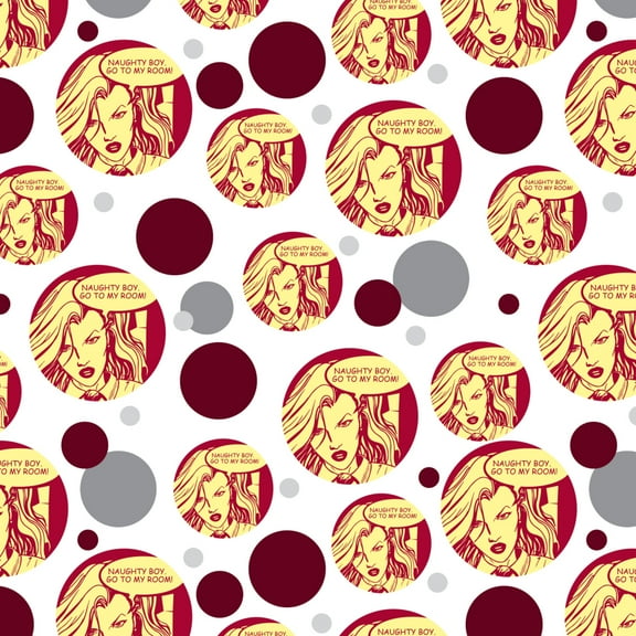 Naughty Boy Go To My Room Comic Funny Humor Premium Gift Wrap Wrapping Paper Roll