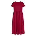 thumbnail image 4 of CIENVNSTG Women's Casual Dresses Solided Color Classic Breathable Beach Dress Flowy Eye-Catching Cocktail Dresses for Women S, 4 of 6
