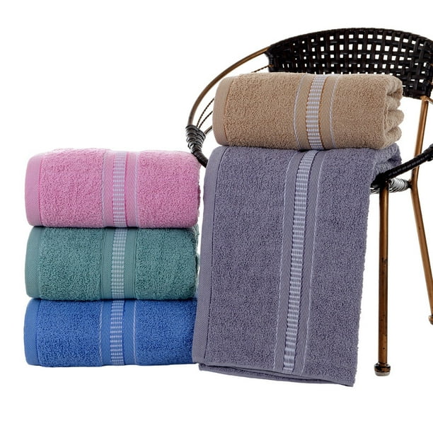 Pack De 5 Toallas De Baño MELOCOTTON HOGAR Surtidas 180x50cm Extra Suaves y Absorbentes MOD 36264