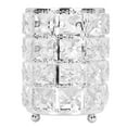 thumbnail image 2 of Glass Cosmetic Box, Stable Rounded European Style  Glass Cosmetic Organizer  For Bathroom Gold,Silver, 2 of 8
