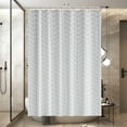 thumbnail image 1 of Cortina de ducha para baño, cortina de ducha impresa a prueba de agua, cortina de baño, cortina divisoria para inodoro, sin necesidad de perforar agujeros para proporcionar ganchos Akmoler, 1 of 8