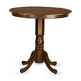 thumbnail image 2 of East West Furniture Jackson 36" Traditional Wood Dining Table in Mahogany, 2 of 3