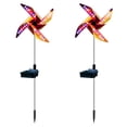 thumbnail image 1 of Luces Solares Para Molino De Viento, Luces Solares Para Jardín Al Aire Libre Con Luces Led Giratorias Para Molino De Viento Para Jardín, Balcón, Césped, Patio, Camino 2 Uds. Yuarrent HA035463-00, 1 of 6