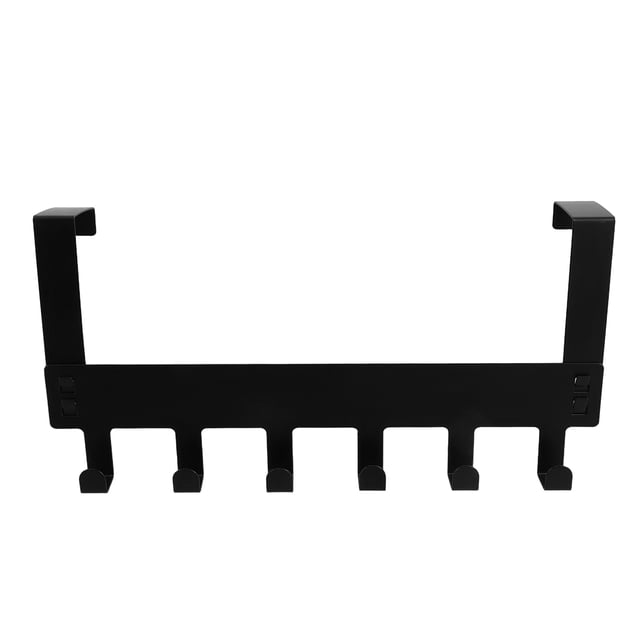GOOHOCHY Gancho Sobre Puerta De Acero Inoxidable Negro Para Organización En Y Dormitorio