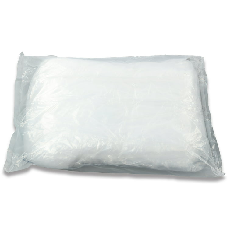 G-plus Clear Plastic Temporary Disposable Car Cover Rain Dust Garage 2 Pack Universal, White