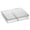 Clear, variant on mDesign Plastic Stackable Eyeglass Organizer, 5 Sections, 2 Pack, Gray/Clear
