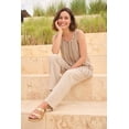 thumbnail image 2 of Woman Within Plus Size Sleeveless Pintuck Gauze Shirt, 2 of 6