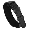 thumbnail image 3 of Weight Lifting Belt Leather - FISTRAGE Powerlifting Belt for Men & Women - Gym Back Support for Squats, Deadlifts - Fitness Training Belt with Wrist Wraps, 3 of 7