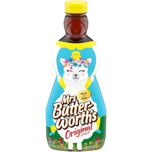 Mrs. Butterworth's Original Syrup Bottle, 24 oz - Case of 12