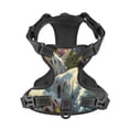 thumbnail image 4 of Lsque Sunflower Field Spotted Dog Dog Harness, No-Pull Pet Harness with 2 Leash Clips, Adjustable Soft Padded Dog Vest with Easy Control Handle for Large Dogs-X-Large, 4 of 9