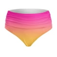 thumbnail image 4 of MNCEKFOD Swim Bottoms for Women High Waist Bikini Bottoms Swim Briefs Beach Shorts Ruched Bottom High Cut Swim Bottom Full Coverage Swimsuit Bottom Sports Yoga Shorts Swimbottom Hot Pink XXL, 4 of 5