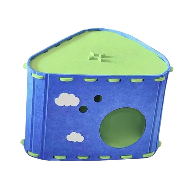 Nido portátil para gatos, transpirable y resistente. Cama para gatitos que protege de arañazos y rozaduras. Protege alfombras y sofás. Túnel acogedor. Azul