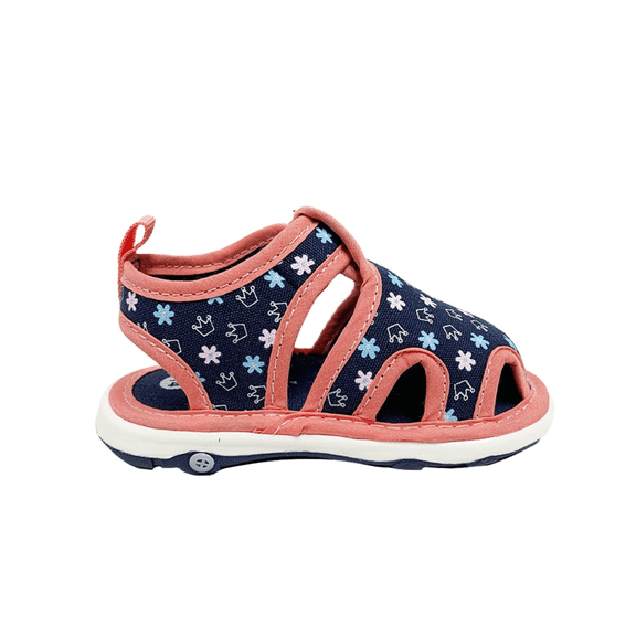 Sandalia Para Niña Bubble Gummers® Yuyin Rosa Con Sonido Confort
