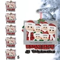 thumbnail image 1 of Fiudx Liquidación de ahorros de verano Adornos familiares supervivientes personalizados para las fiestas navideñas de 2020, 1 of 2