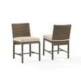 thumbnail image 5 of Outdoor Dining Chairs 2Piece Set  Wicker Patio Chairs  Weathered Brown, 5 of 6