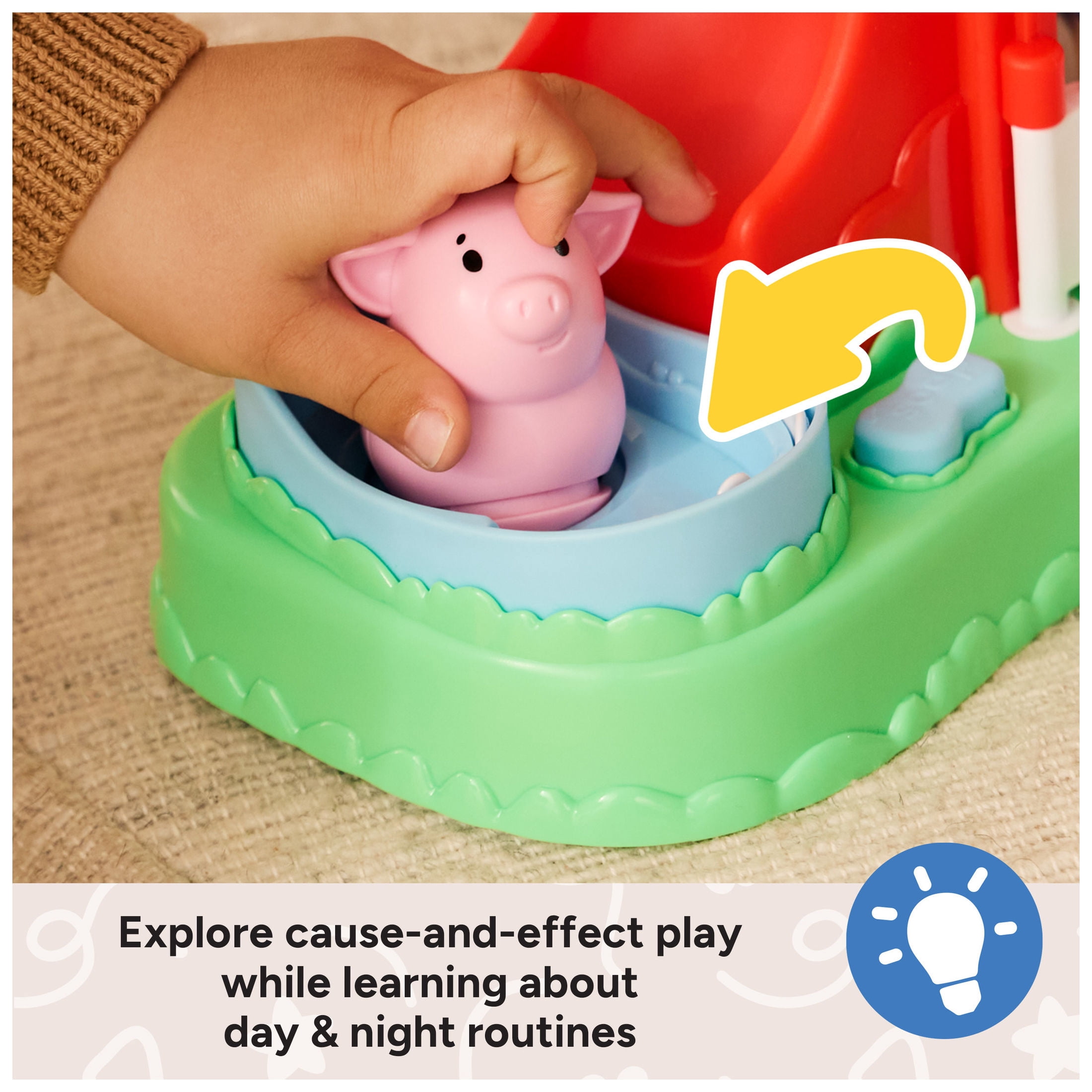 Ms. Rachel Official My First Learning Farm Playset with Songs, Phrases & Animal Figure Toys