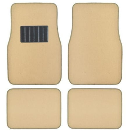 Bdk Beige 4 Piece Car Floor Mat Set Walmart Com