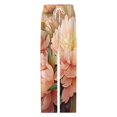 thumbnail image 4 of Flower Pajama Pants Comfortable Elastic Waist Pajamas Fashion Sleepwear Bottoms Plus Size Homewear, 4 of 6