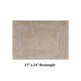 thumbnail image 4 of Better Trends Premium 2 Piece Bathroom Rug Set 100% Cotton, Extra Soft Tufted Bath Mat, Water Absorbent & Reversible Mat, Sand Lux Collection, 4 of 6