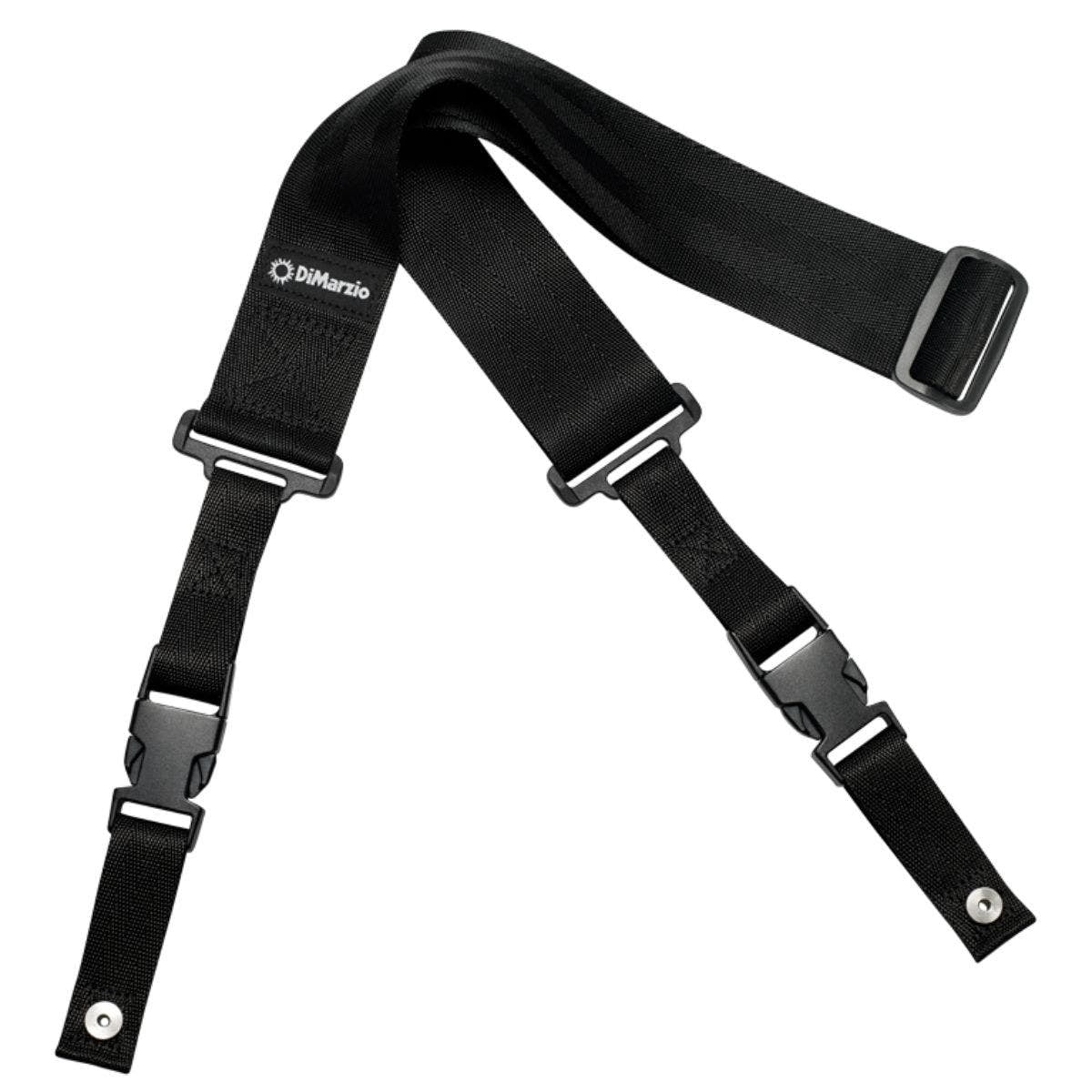 DiMarzio 2" Nylon ClipLock Guitar Strap (Black)