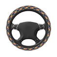 thumbnail image 3 of Haiem Burning Rugby Balls Print Steering Wheel Cover 15 Inches for Women Men, Neoprene Anti-Slip Cute Car Steering Wheel Grip Wrap Car Accessories Protective Case Cover, 3 of 8