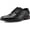 Black, variant on Bocca Men's Casual Business Shoes Black Classic Lace Up Oxford Shoes 10M