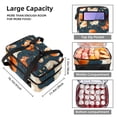 thumbnail image 3 of Squirrel Insulated Double Layered Lunch Bag with Two Compartments, Large Capacity 7.1x11.4x16.1 Inches, Handheld Meal Bag for Men and Women, 3 of 6