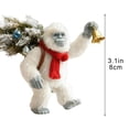 thumbnail image 3 of Adornos Navideños de Animales Acrílicos Planos 2D para Árbol de Navidad, Colgantes de Búho y Mapache con Cuerda | Decoración Navideña Duradera para Árboles, Coronas y Paredes | Regalos Festivos para, 3 of 6