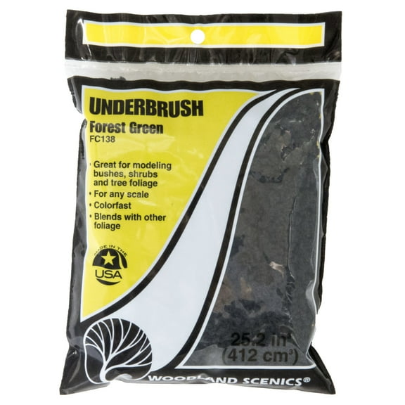 Woodland Scenics Ballast & Coal Ground Cover, Coarse Dark Brown