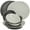Grayscale, variant on Tabletops Gallery 12 Piece Gray Melamine Dinnerware Set Plates Bowls for Indoor/Outdoor Use, Service for 4, Grayscale