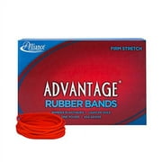Alliance Rubber 96335 Advantage Rubber Bands Size #33, 1 lb Box Contains Approx. 600 Bands (3 1/2" x 1/8", Red)