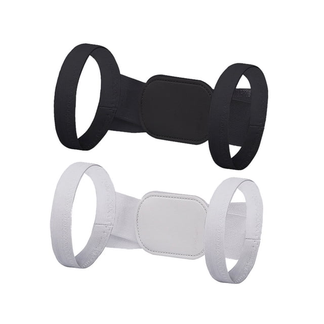 2 cinturones correctores de joroba para adultos (negro y blanco)