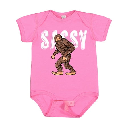 

Inktastic Bigfoot SASSY Happy Sasquatch Gift Baby Boy or Baby Girl Bodysuit