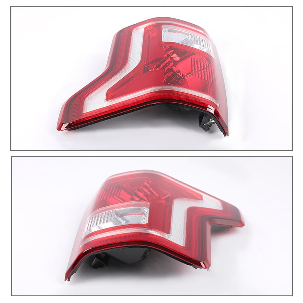 Red Tail Light Right Passenger Side 1Pcs Halogen Brake Lamp Assembly Fit For Ford F-150 2015-2017