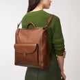 thumbnail image 4 of Fossil Women Parker Brown Backpacks ZB1836200, 4 of 7