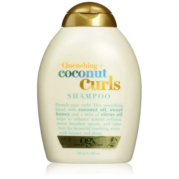 Organix Quenching Plus Curls Shampoo, Coconut, 13 Fluid Ounce Walmart