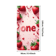 thumbnail image 3 of Strawberry Backdrop One Year Party Background First Birthday Decorations Photo Props Banner Photography Supplies Baby Shower Celebration, 3 of 4