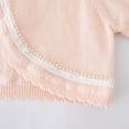 thumbnail image 7 of Zwiiyzr Baby Girl and Toddler Long Sleeve Thin Cardigan Kids Knitted Solid Color Button Up Shrug Cardigan Sweater 18Months-14Years Pink, 7 of 7