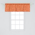 thumbnail image 2 of Ambesonne Floral Window Valance, Roses as Swirly Branches, 42" x 18", Pale Tan and Burnt Orange, 2 of 3
