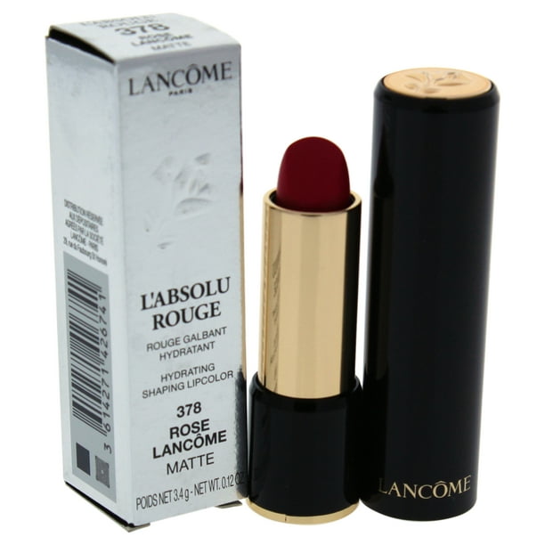 LAbsolu Rouge Hydratant Formant la Couleur des Lèvres - 378 Rose Lancome - Mat par Lancome pour les Femmes - 0.12 oz
