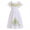 White, variant on Mexican Dress for Girls Off-Shoulder Sunflower Print Drape Traditional Fiesta Ethnic Dresses