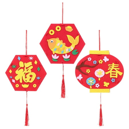 

DiMaddie DIY Chinese Red Lantern Kit - Holiday Decor (3pcs)