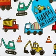 thumbnail image 3 of Medium OB Construction Gift Bag - Spritz: Birthday Kids Boys Multicolor Vehicle Pattern 12.75"x10"x5", 3 of 3
