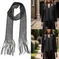 thumbnail image 2 of Yauxim Scarf Popular Long Scarf Casual Neckwear Multiuse Neck Scarf Hairwrap for Formal Dinner Party Clubwear Neckwear Eye Catching, 2 of 8