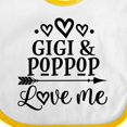 thumbnail image 4 of Inktastic Gigi and Poppop Love Me Girls Baby Bib, 4 of 4