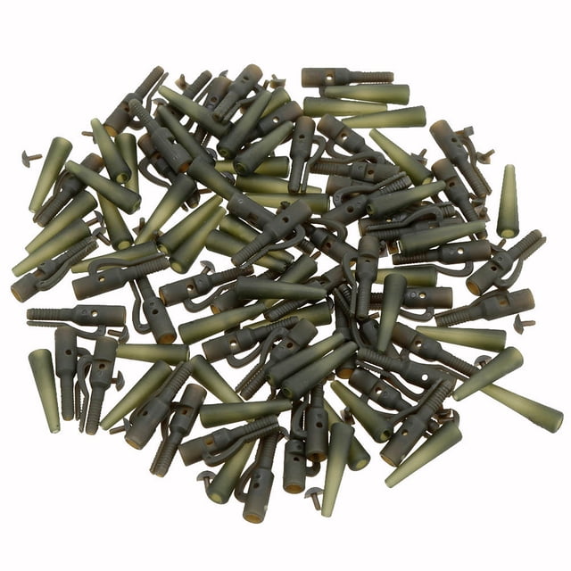 Riwcyla 50 Sets Safety Clips Carp Fishing Tackle Accessories