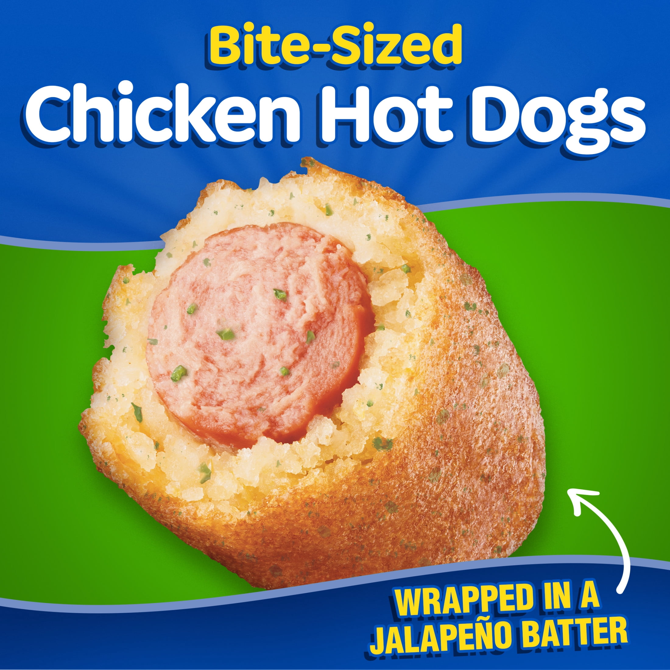 State Fair Jalapeno & Cheddar Mini Corn Dogs, 23.76 oz, 35 Count (Frozen)