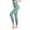 Green, variant on Matoen Yoga Legging Seamless Workout Solid Color High Waist Butt Liftings Athletic Leggings