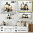 thumbnail image 4 of Designart "Perfume Geometric composition" Modern Floater Framed Canvas Wall Art, 4 of 7