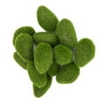 thumbnail image 3 of 28Pcs Artificial Moss Rocks Green Moss Balls Moss Stones  Green Moss Covered Stones  Fake Moss Decor, 3 of 3